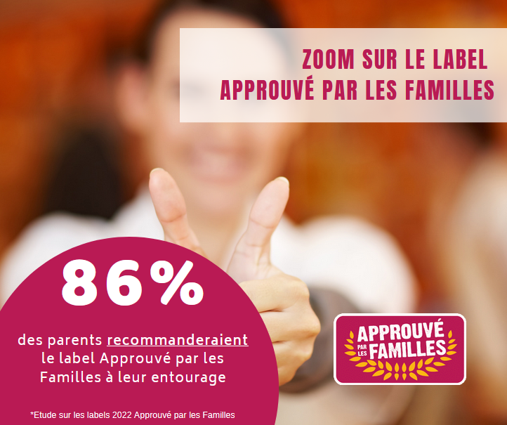 Baromètre Label 2022 Approuvé par les Familles Baromètre Label 2022 Approuvé par les Familles